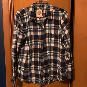 Blue and Green Men’s Flannel